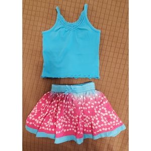 The Children's Place Tye Dye Skirt and Tank set